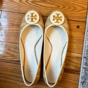 Tory Burch Raffia flats